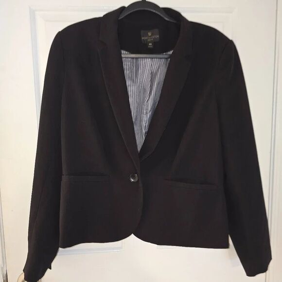 Worthington Black Business Blazer Petite XL with Lining - Picture 1 of 4
